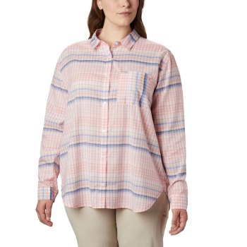Columbia Ženske Košulje - PFG Sun Drifter II Long Sleeve Plus Size Visebojne | KHXZ-90461